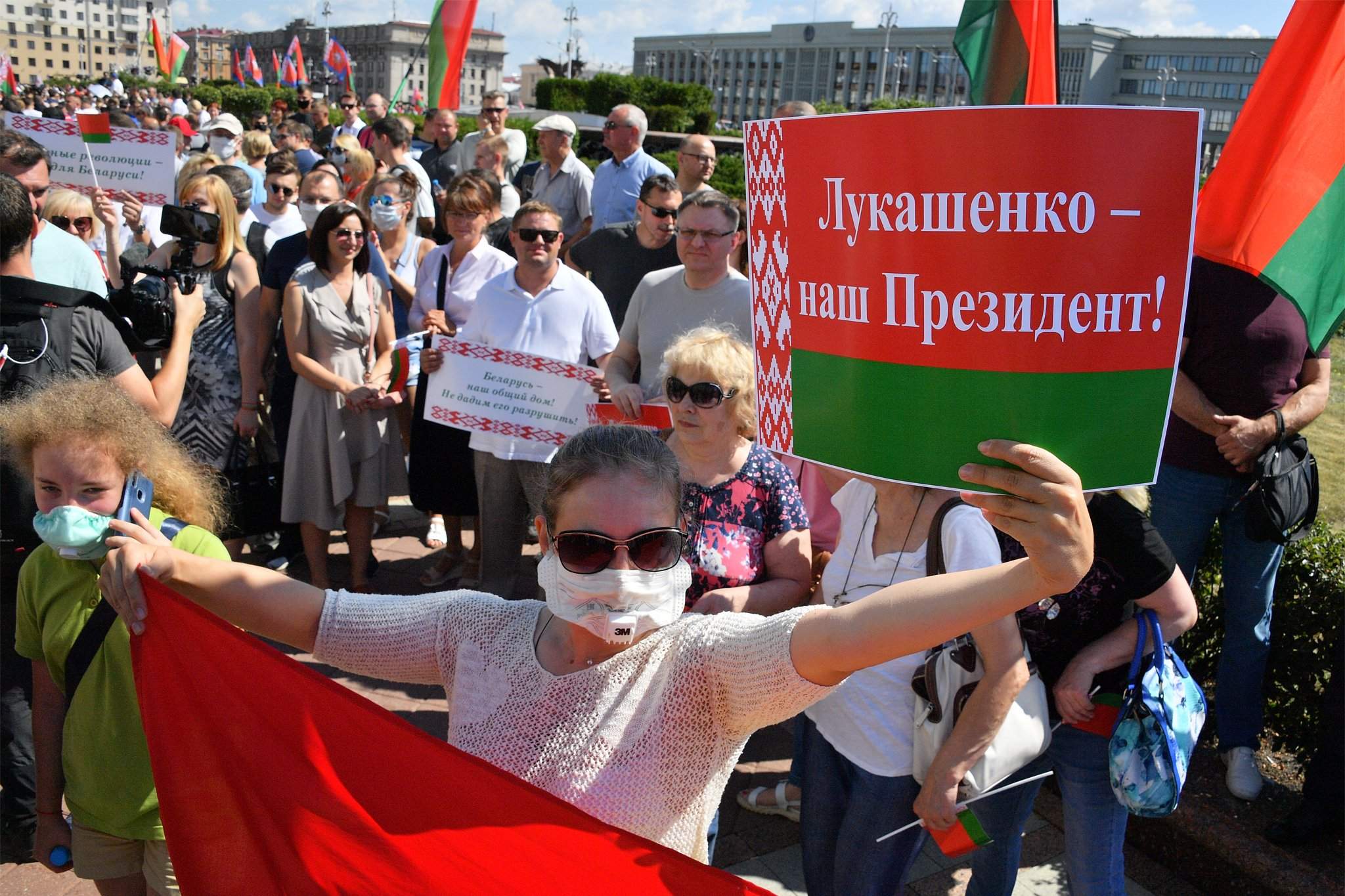 За и против: как проходят митинги в Белоруссии | Фотогалереи | Известия