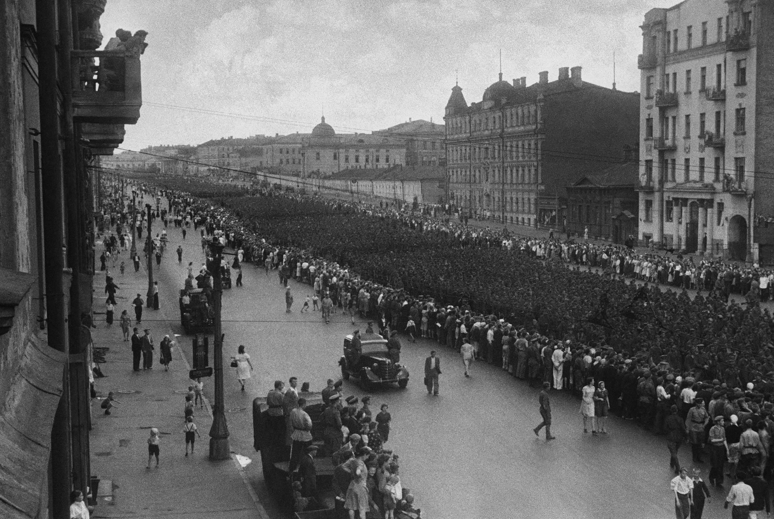 шествие пленных немцев в москве