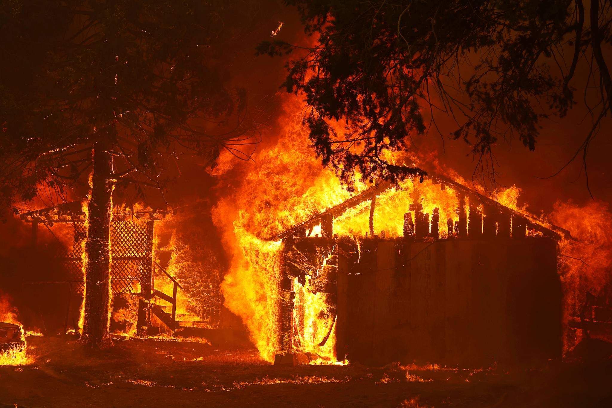 Лесные пожары в Калифорнии 2021