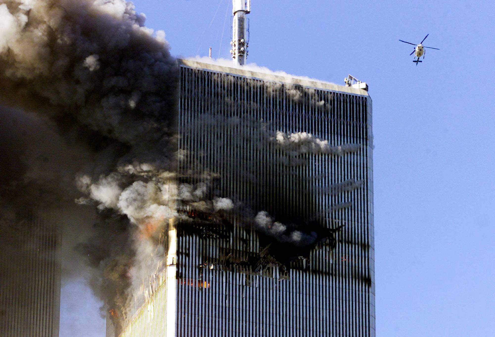 Всемирный торговый центр башни Близнецы 11 сентября
