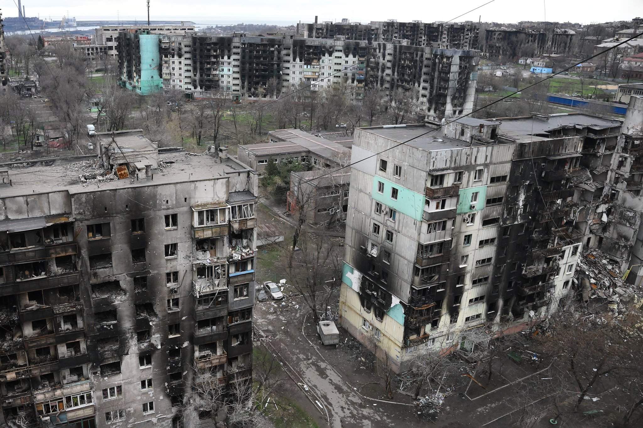 Фото разрушенного мариуполя сегодня