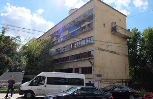 Дом Наркомфина на Новинском бульваре обретет первоначальный вид