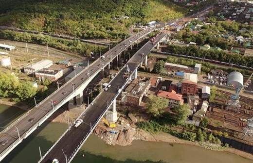 В Уфе открыли первый в РФ мост, построенный на деньги «Платона»