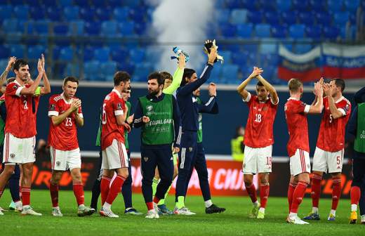 каким счетом выиграла сборная россии