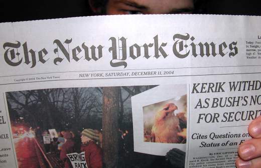 New York Times удостоена Пулитцеровской премии за материалы о Путине