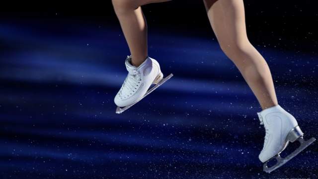 Соёун Парк (Республика Корея) во время показательных выступлений