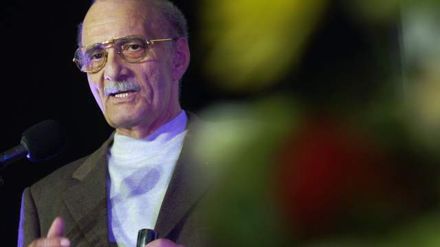 Кинорежиссер Георгий Данелия на вечере, посвященном юбилею режиссера Резо Чхеидзе