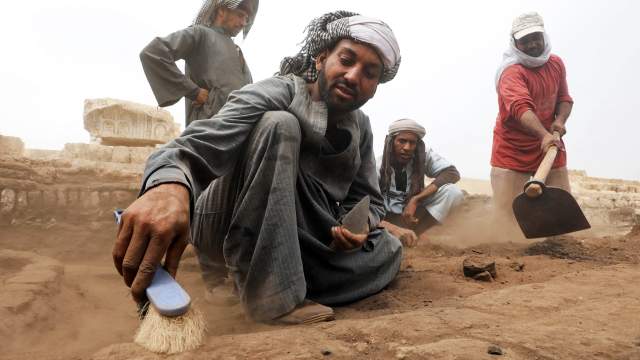 Раскопки в Египте