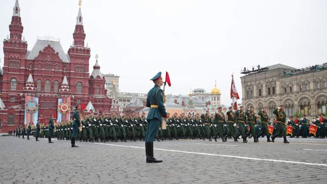 Военный парад на Красной площади, посвящённый 74-й годовщине Победы в Великой Отечественной войне