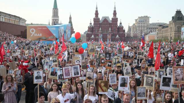 Красная площадь бессмертный полк