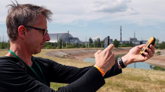 Туристы в Чернобыле