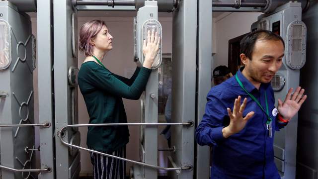 Туристы в Чернобыле