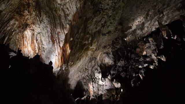 Пещера была образована рекой Пивка