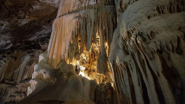 В пещере круглый год держится температура плюс 10 градусов и даже есть своя странная фауна