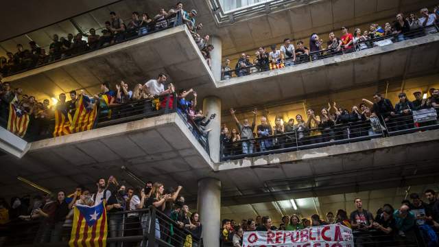 Протесты в Каталонии