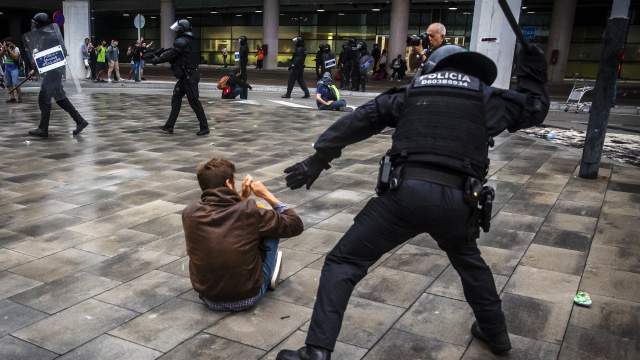 Протесты в Каталонии