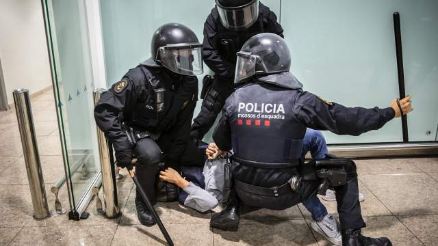 Протесты в Каталонии