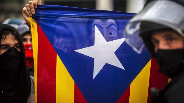 Протесты в Каталонии