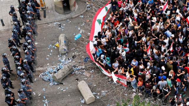 Протесты в Ливане