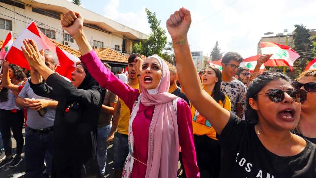 Протесты в Ливане