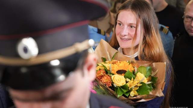 Мария Бутина в международном аэропорту Шереметьево