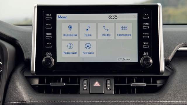 Управление мультимедийной системой Toyota