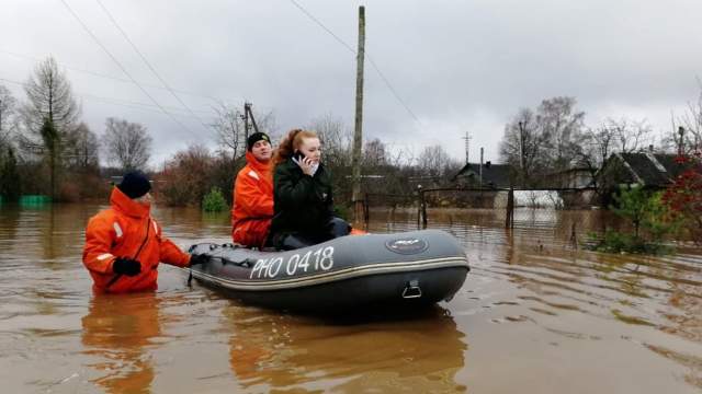 Затопление в Великом Новгороде