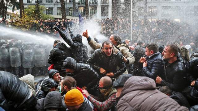 Протесты в Грузии