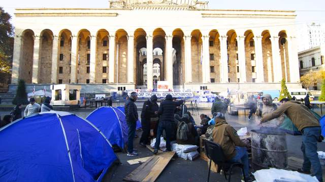 Протесты в Грузии