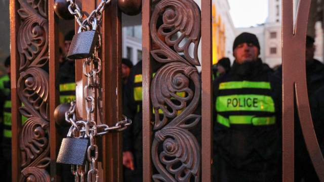 Протесты в Грузии