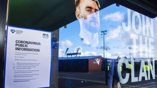 Спортивные события без зрителей (коронавирус)