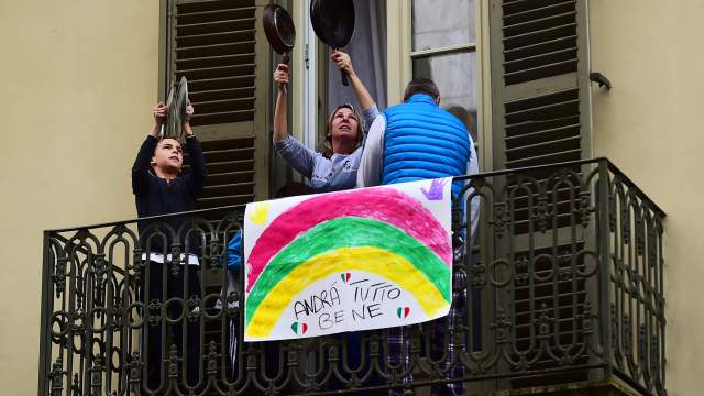 Итальянцы на карантине