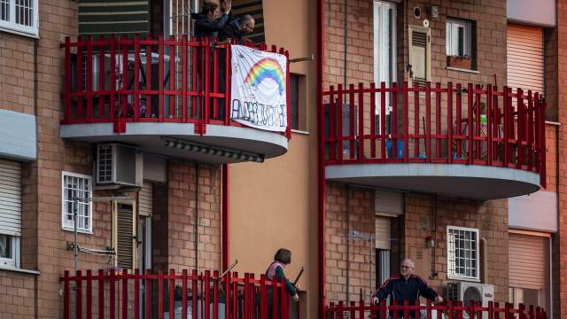 Итальянцы на карантине