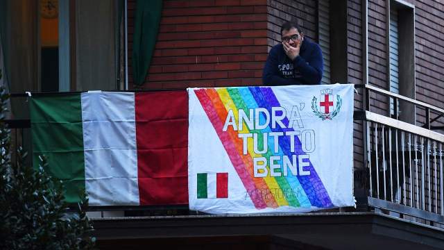 Итальянцы на карантине