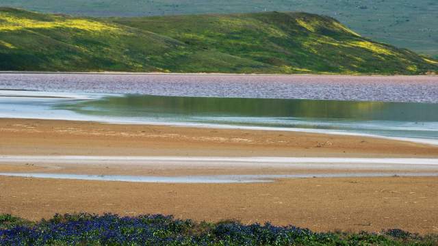 Кояшское озеро в Опукском природном заповеднике