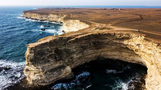 Мыс Тарханкут в Крыму