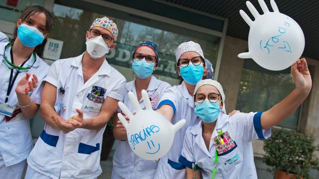 Благодарность врачам за работу во время коронавируса