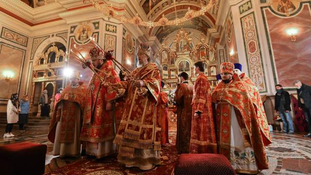 Праздничное пасхальное богослужение