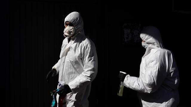 Дезинфекция подъездов