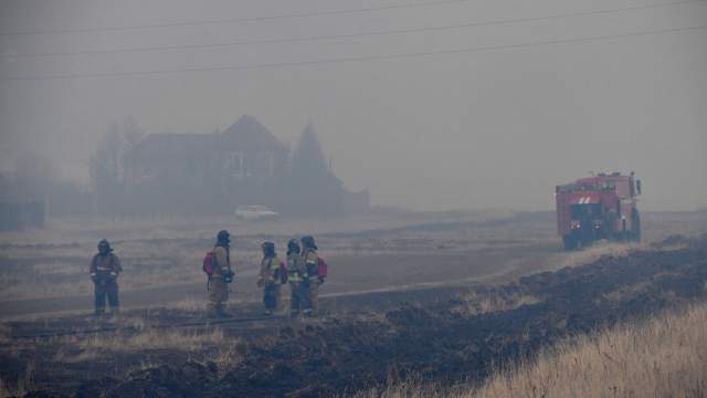 Лесные пожары в Забайкальском крае