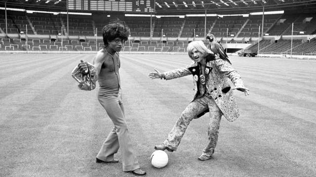 Литтл Ричард и британский рок-музыкант Скриминг Лорд Сатч