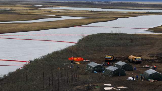 Ликвидация последствий разлива топлива на ТЭЦ-3