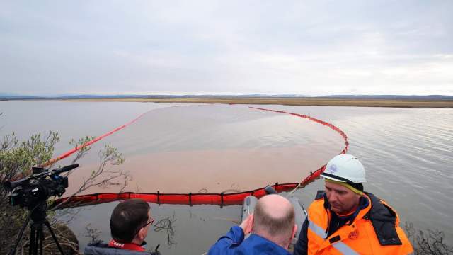 Ликвидация последствий разлива топлива на ТЭЦ-3