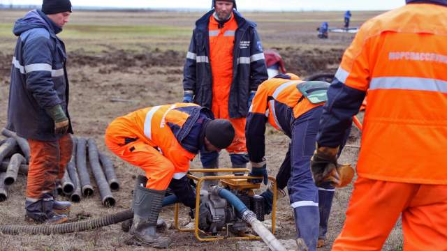 Ликвидация последствий разлива топлива на ТЭЦ-3