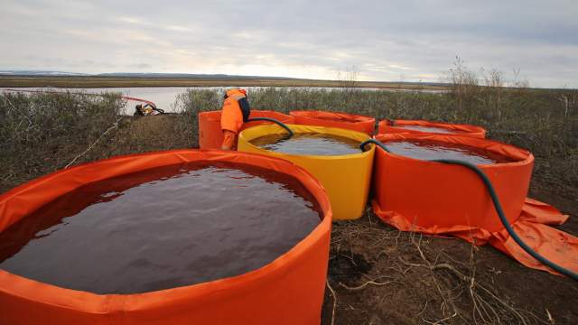 Ликвидация последствий разлива топлива на ТЭЦ-3