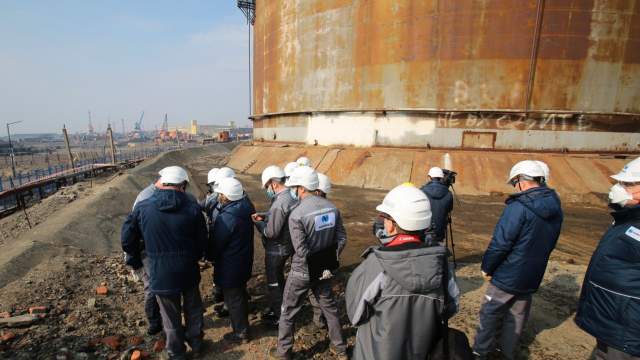 Ликвидация последствий разлива топлива на ТЭЦ-3