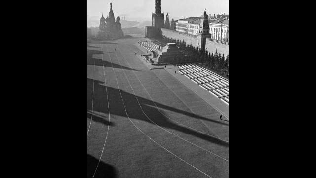 Красная площадь в Москве 23 июня 1941 года