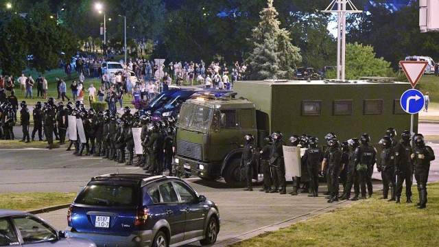 Протесты в Минске