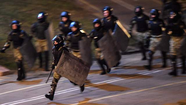 Протесты в Минске