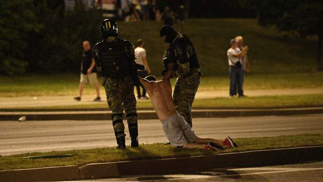 Протесты в Минске